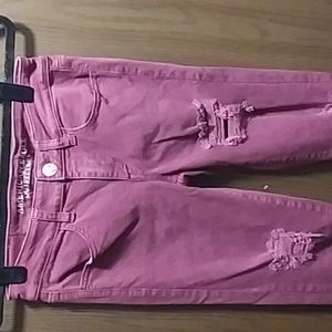 American Eagle super stretch distressed jeans